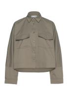 Ahlvar Gallery Kori Over Shirt Khaki Green