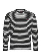 Tommy Jeans Tjm Reg Breton Stp Ls Tee Svart