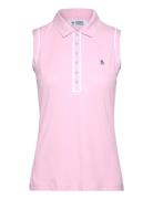 Original Penguin Golf Sleeveless Veronica Polo Rosa