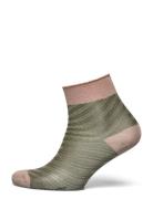 Mp Denmark Elisa Glimmer Short Socks Khaki Green