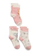 United Colors Of Benetton Knitted Socks 3 Pair Rosa