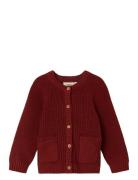 Lil'Atelier Nmfemlen Lis Ls Knit Card Lil Burgundy