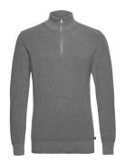 Clean Cut Copenhagen Mario Half-Zip Knit Grå