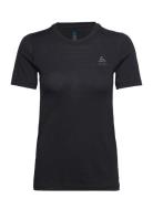 Odlo Odlo Merino 160 Bl Top Crew Neck S/S Svart