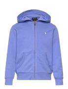 Ralph Lauren Kids French Terry Full-Zip Hoodie Blå