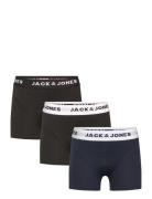 Jack & J S Jacbasic Trunks 3 Pack Jnr Svart