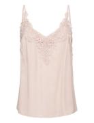 Cream Cranna Top Rosa