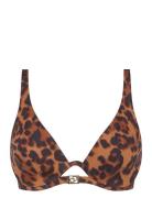 Chantelle Beach Sauvage Sw Bra Underw. Plunge Single-Wire Brun