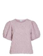 Vila Visophia O-Neck 2/4 Top/Dc Rosa