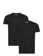 Edwin Double Pack T-Shirt - Black Svart