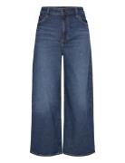 Lauren Ralph Lauren High-Rise Wide-Leg Cropped Jean Blå