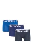 Björn Borg Cotton Stretch Boxer 3P Blå
