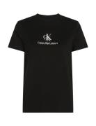 Calvin Klein Jeans Shadow Graphic Regular Tee Svart