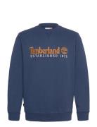 Timberland Embroidered Logo Crew Neck Sweats Marinblå