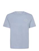 GANT Reg Graphic Ss T-Shirt Blå