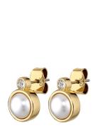 Dyrberg/Kern London Sg White Pearl Guld