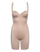 Spanx Strapless Cupped Bodysuit Beige