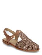 ANGULUS Sandals - Flat - Closed Toe - Op Brun