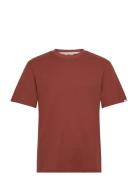 Anerkjendt Akkikki S/S Waffle Tee Burgundy