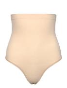 Spanx Spanxsculpt™ Seamless Power High-Waisted Thong Beige