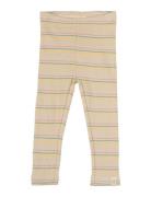 Petit Piao Legging Modal Multi Striped Beige