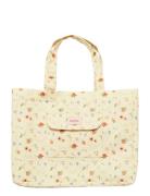 Maanesten Big Canvas Totebag Roses And Shells Kräm