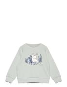 Lindex Sweatshirt Moomin Grön