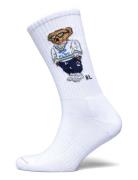 Polo Ralph Lauren Polo Bear Cotton-Blend Crew Socks Vit