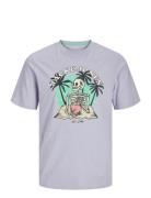 Jack & J S Jjelijah Tee Ss Crew Neck Jnr Lila