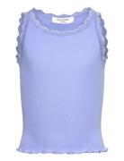 Rosemunde Kids Rkbalta Sl Short Lace Top Blå