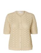 Selected Femme Slfsofia 2/4 Knit Cardigan Beige