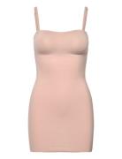 Calvin Klein Sculpt Firm Micro Strapless Slip Beige