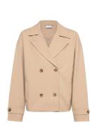 Lindex Jacket Trench Cropped Beige