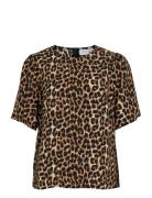 Vila Viliopana Lio O-Neck 2/4 Top/Pr Multi/patterned