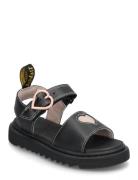 Dr. Martens Marlowe Hearts J Black+Powder Pink T Lamper+Nebula Glitter...