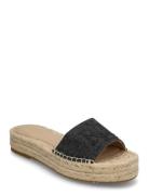 Lauren Ralph Lauren Polly Cross-Dyed Canvas Espadrille Beige