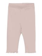 Huttelihut Leggings Rib Rosa