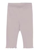 Huttelihut Leggings Rib Rosa