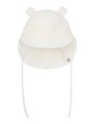 Huttelihut Summer Hat Ears Muslin Kräm