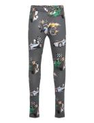 Lindex Leggings Racingcars Aop Grå