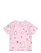 Lindex Top Ss Moomin Rosa