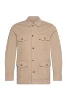 Oscar Jacobson Safari Shirt Jacket Beige