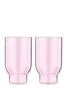 Studio About Water Glass, Tall Rosa