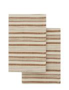Meraki Tea Towels, Terracotta, 70X50 Cm 2-Pack Brun