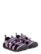 Color Kids Sandals Hiking W. Toe Cap Lila