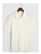 GANT Linen Ss Polo Kräm
