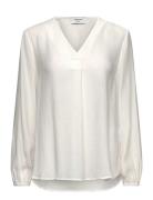 Rosemunde Rwroa Ls Long Blouse Vit