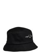 Fred Perry Flp Twill Bucket Hat Svart