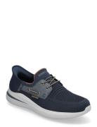 Skechers Mens Delson 3.0 Roth Marinblå