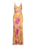 By Ti Mo Satin Slip Dress Multi/patterned